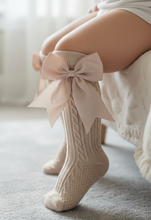 Load image into Gallery viewer, Champagne socks on toddler - standing