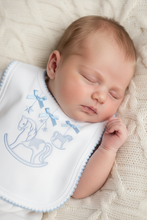 Load image into Gallery viewer, Chest-up view showing bib detail