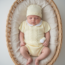 Load image into Gallery viewer, Close overhead oval basket ivory linen