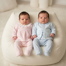 Load image into Gallery viewer, Coordinated newborn outfits on beanbag - Option 7
