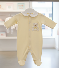 Load image into Gallery viewer, Cream babygrow on rail option 3