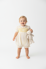 Load image into Gallery viewer, Cream smocked romper option 9