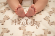 Load image into Gallery viewer, Detail shot of personalized embroidery