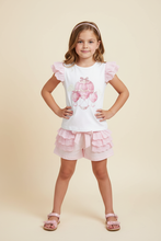Load image into Gallery viewer, Girl model confident pose in hot air balloons outfit