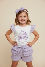 Load image into Gallery viewer, Girl model confident pose in lilac hot air balloons outfit