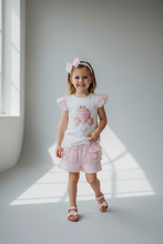 Load image into Gallery viewer, Girl model in hot air balloons outfit - studio pose