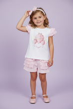 Load image into Gallery viewer, Girl model touching headband in hot air balloons outfit