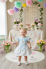 Load image into Gallery viewer, Happy toddler at spring-themed party