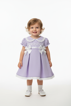 Load image into Gallery viewer, Lavender dress on toddler model