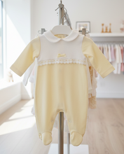 Load image into Gallery viewer, Lemon babygrow on rail option 1