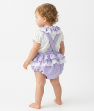 Load image into Gallery viewer, Lilac Romper - Back View 2