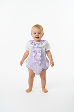 Load image into Gallery viewer, Lilac Romper - Model Front 1