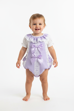 Load image into Gallery viewer, Lilac Romper - Model Front 2
