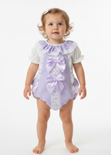 Load image into Gallery viewer, Lilac Romper - Model Front 3