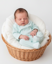 Load image into Gallery viewer, Mint Romper Baby 5