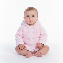 Load image into Gallery viewer, Pink cardigan - sitting