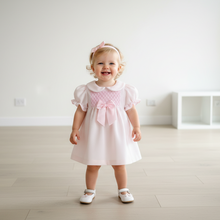 Load image into Gallery viewer, Pink dress on toddler - white room