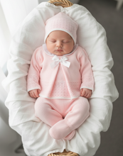 Load image into Gallery viewer, Pink knit set - window light