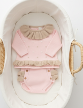 Load image into Gallery viewer, Pink Knitted Set in Moses Basket - 2