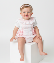 Load image into Gallery viewer, Pink romper - white cube studio