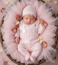 Load image into Gallery viewer, Pink set - arms by sides tulle roses