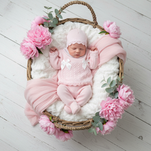 Load image into Gallery viewer, Pink set - botanical floor basket