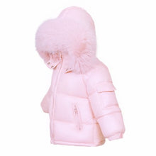 Load image into Gallery viewer, Girls Pink Puffer Coat