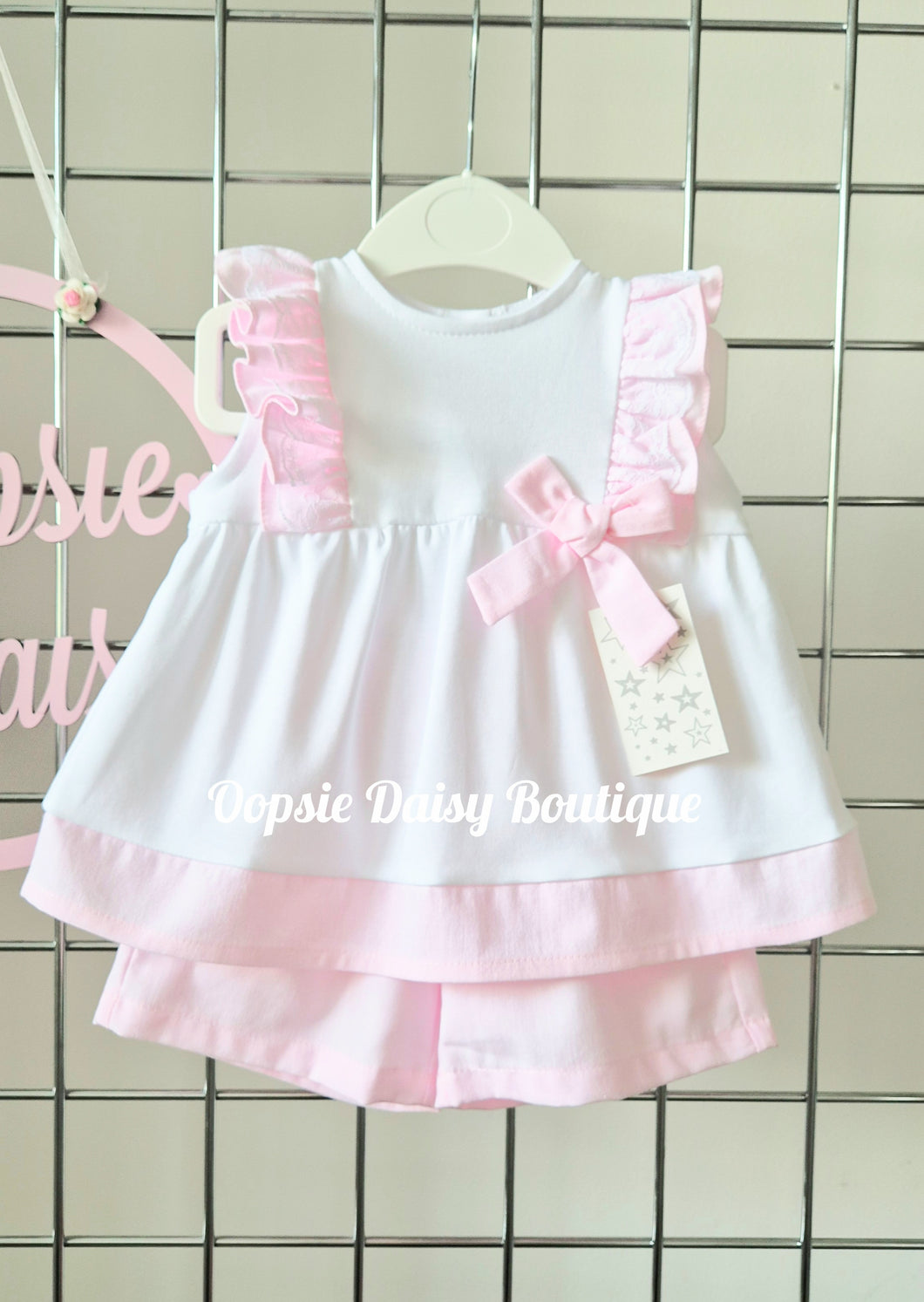 Girls Pretty Shorts Set