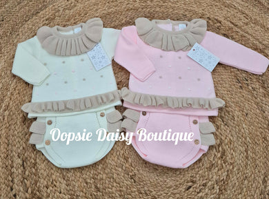 Girls Pretty Knitted Jam Sets