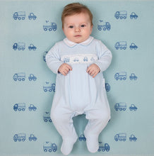 Load image into Gallery viewer, Baby Boys Smocked Cars &amp; Trucks Romper