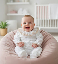 Load image into Gallery viewer, Baby Girls Smocked Trouser Set