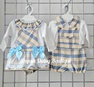 Boys & Girls Checked Sets
