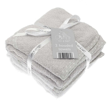 Baby Hooded Towels x 2 Pack, 100% Soft Cotton