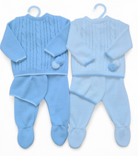 Load image into Gallery viewer, Baby Boys Knitted Trouser Set 0-3mth