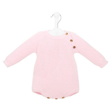 Pink Knitted Romper Dandelion