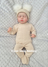 Load image into Gallery viewer, Beige Knitted Trouser Suit - Dandelion
