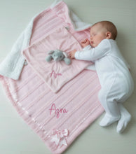 Load image into Gallery viewer, Personalised Blanket &amp; Elephant Comforter Set