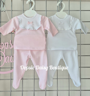 Baby Girls Trouser Set Co Ords 100% Cotton