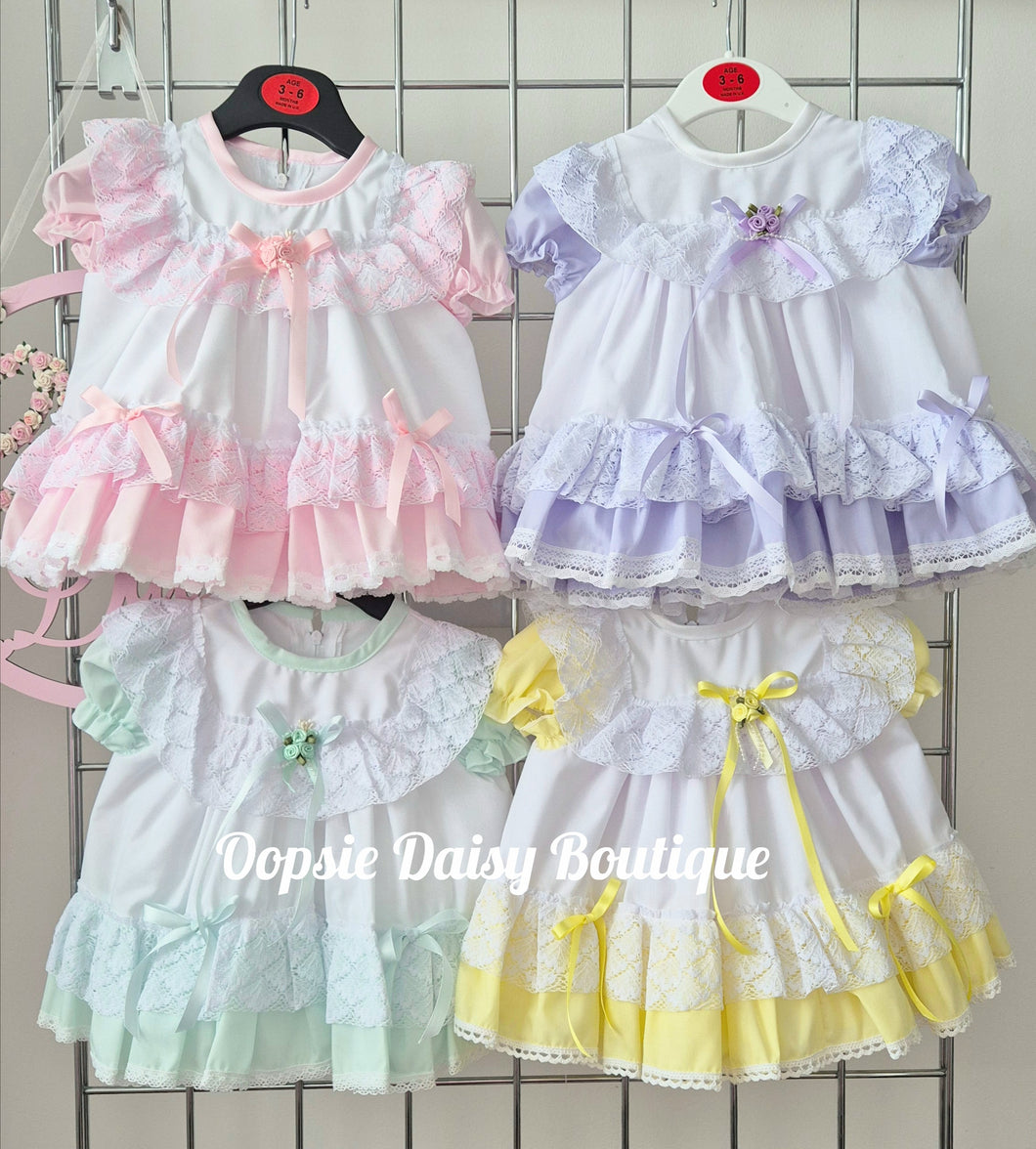 Baby Girls Pretty Frilly Dress