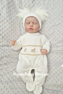 Rocking Horse Knitted Romper Dandelion Unisex
