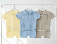 Load image into Gallery viewer, Boys Ralphie Knitted Shorts Set