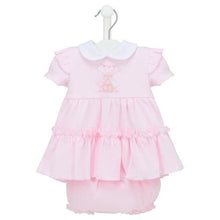 Load image into Gallery viewer, Baby Girls Pink Windmill Dress Set Dandelion