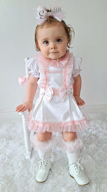 Girls Pretty Waffle Dress Set