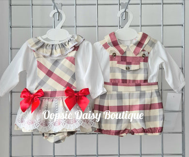 Boys & Girls Checked Sets