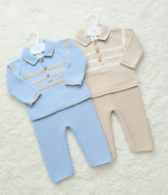 Load image into Gallery viewer, Boys Knitted Polo Trouser Set - Portuguese Baby &amp; Toddler Clothing