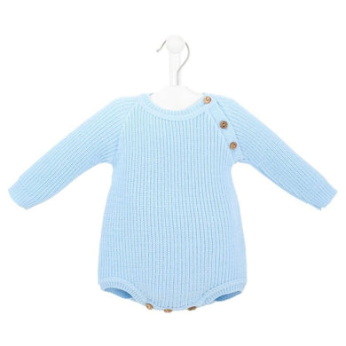 Blue Knitted Romper Dandelion