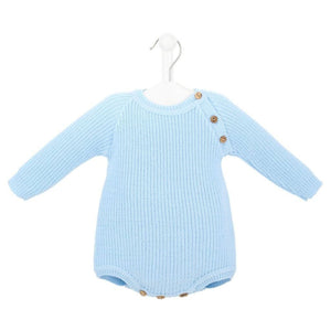 Blue Knitted Romper Dandelion