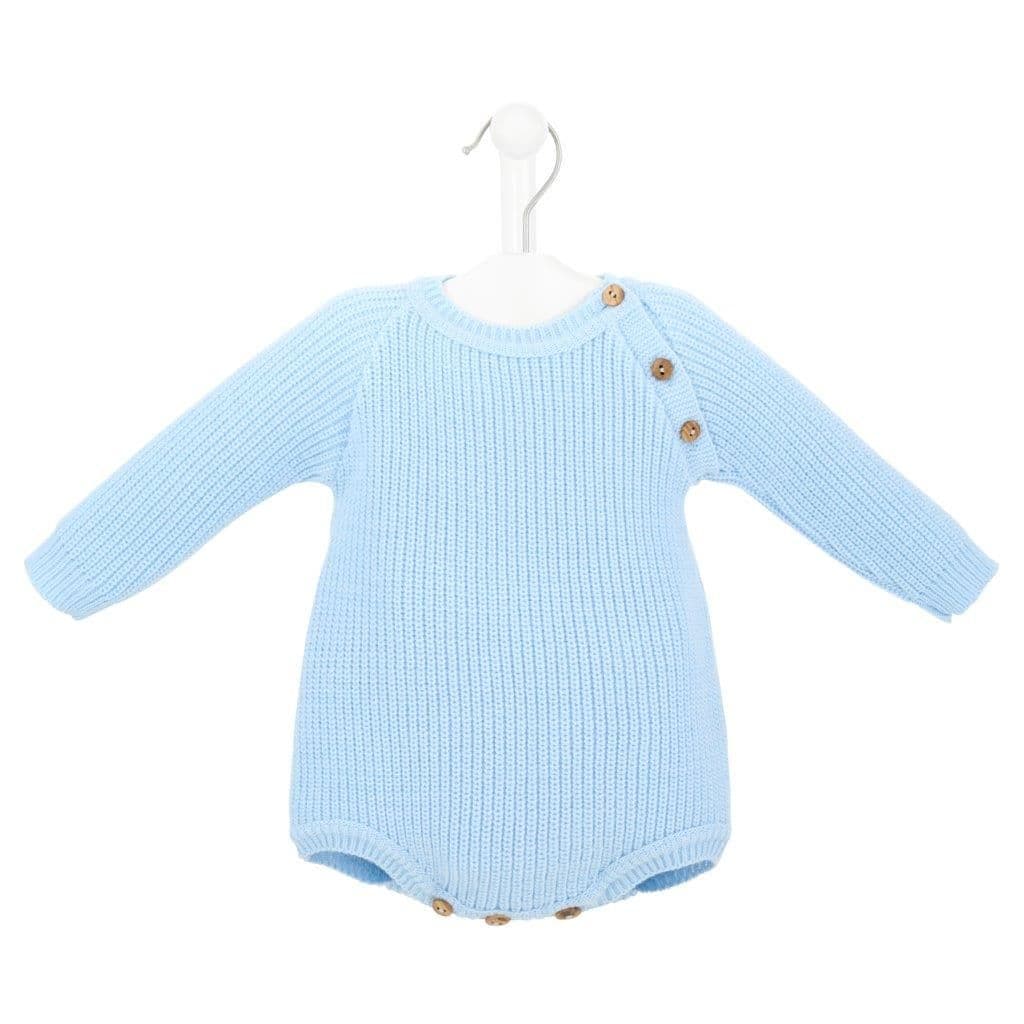 Blue Knitted Romper Dandelion