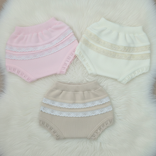 Load image into Gallery viewer, Baby Girls Knitted Cardigan &amp; Bloomer Set - Portuguese Baby Clothing