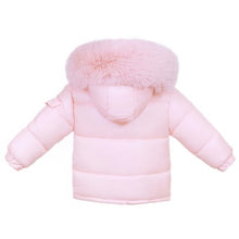 Load image into Gallery viewer, Girls Pink Puffer Coat